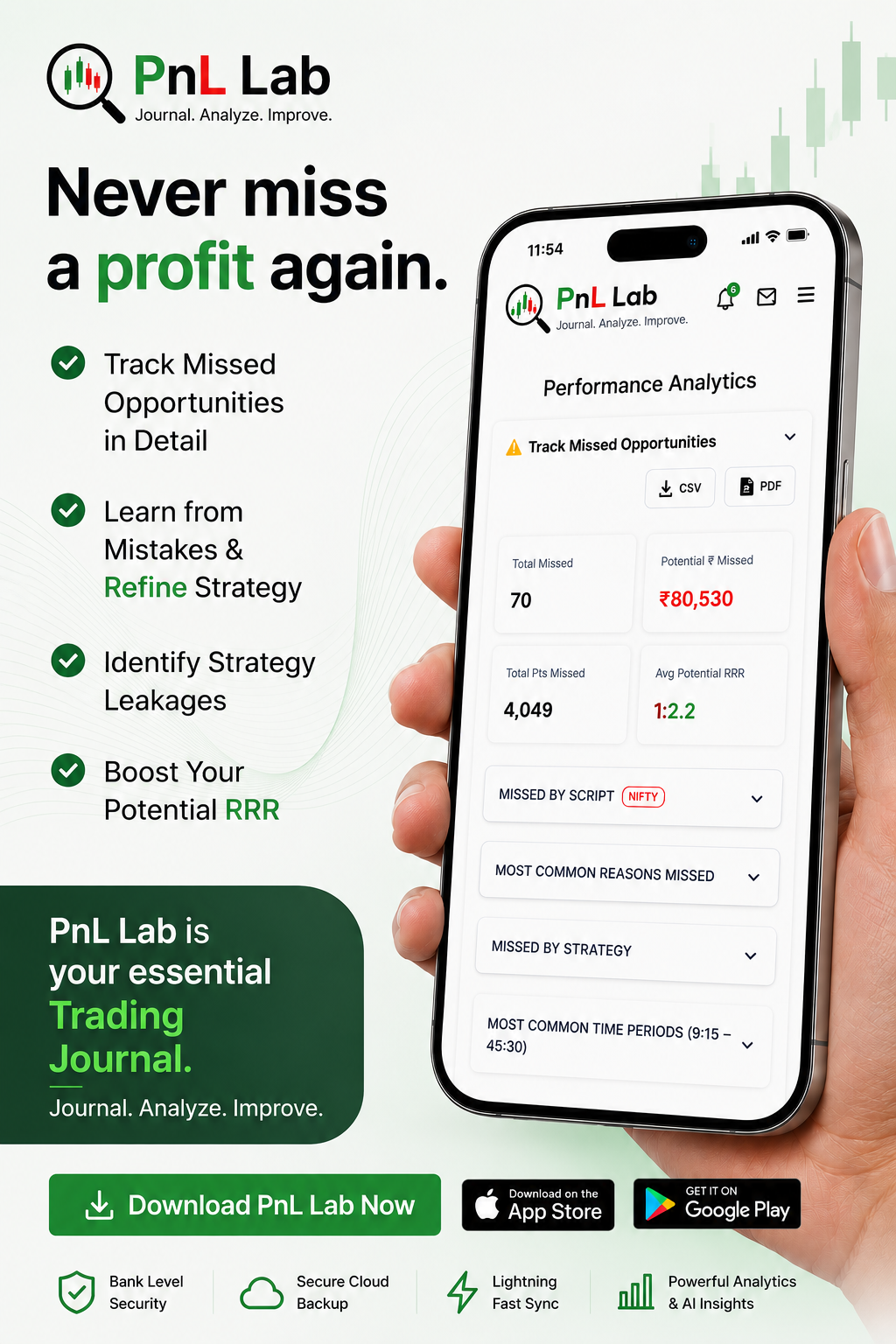 PnL Lab feature highlight 2